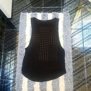 beautiful black tank top